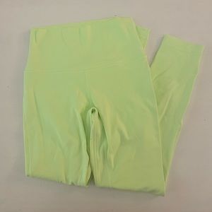 Lululemon Align Leggings Neon Yellow